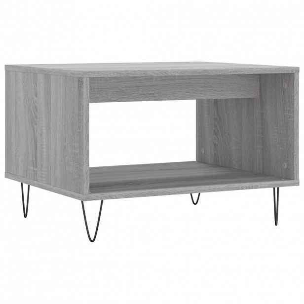 vidaXL Konferenční stolek šedý sonoma 60 x 50 x 40 cm kompozitní dřevo