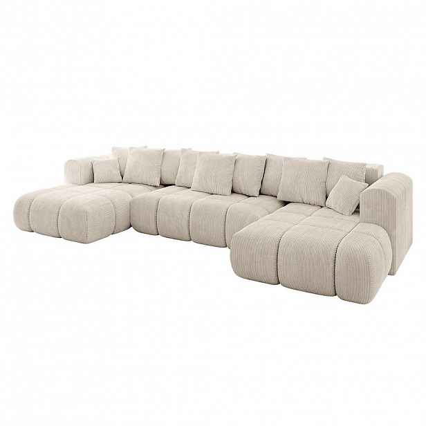 ALTDECOR SEDACÍ SOUPRAVA CLOUD-U-v1 405x185x90 béžový manšestr