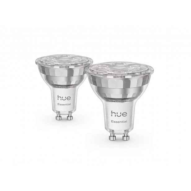 Philips Hue Essential - Chytrá LED žárovka GU10, 345 lm, 2 ks 929004235702