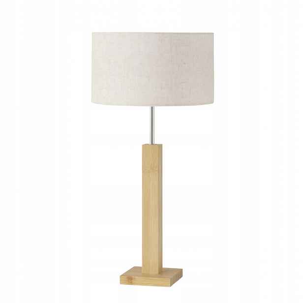 Stolní lampa Benito s bambusovou základnou, 57 cm