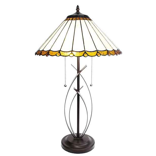 Stolní lampa Tiffany Elegant - 41*69 cm E27/max 2*60W Clayre & Eef