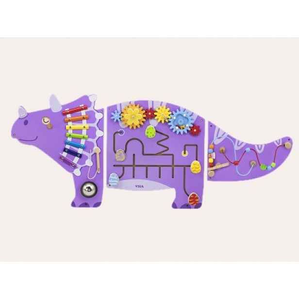 VIGA Dřevěná nástěnná hra dino