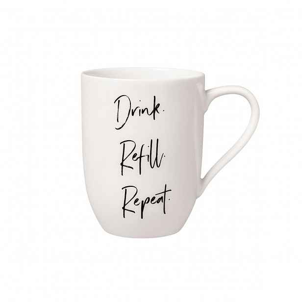Villeroy & Boch Hrnek Statement "Drink. Refill. Repeat.", 0,34 l 10-1621-9670