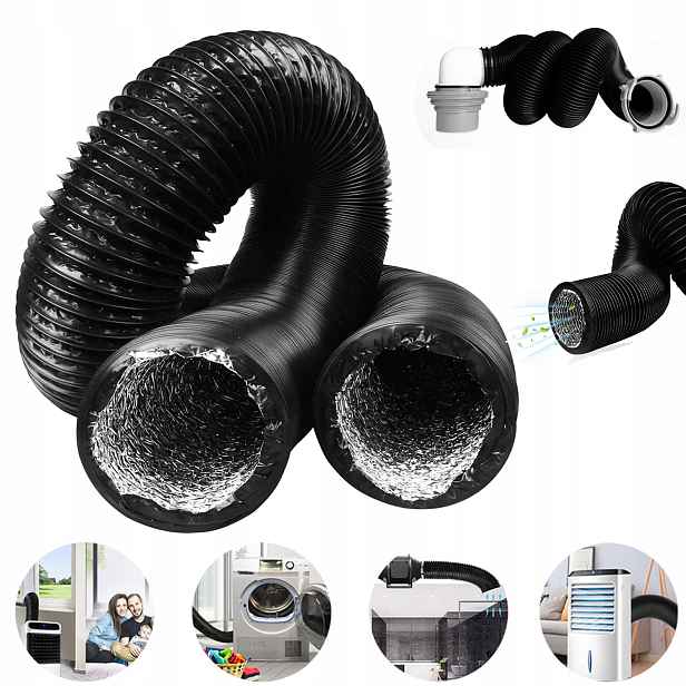 Trubka Flexibilní Kabel O Průměru 150 MM 5 M Kanál Spiro