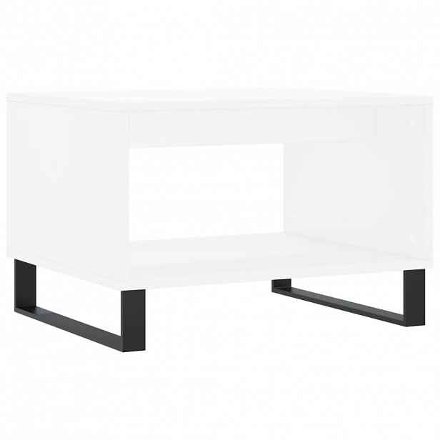 vidaXL Konferenční stolek bílý 60 x 50 x 40 cm kompozitní dřevo