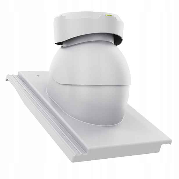 Krbový kanalizační ventilátor fi110 Benders Carisma Šedý