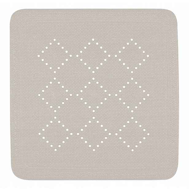 Spirella protiskluzová podložka do sprchy Alaska, šedo-hnědá, Pvc, 55 x 55