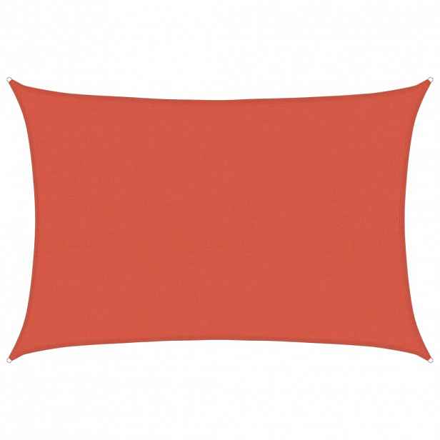 vidaXL Plachta proti slunci 160 g/m² terakotová 5 x 6 m HDPE