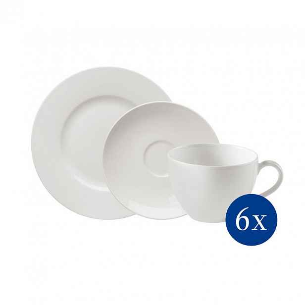 Villeroy & Boch Porcelánový kávový servis Basic White Vivo, 18 ks 19-5277-7126