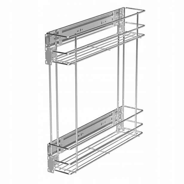 Boční dvouúrovňový košík Nomet 15 stříbrný W-2313M-150.P22