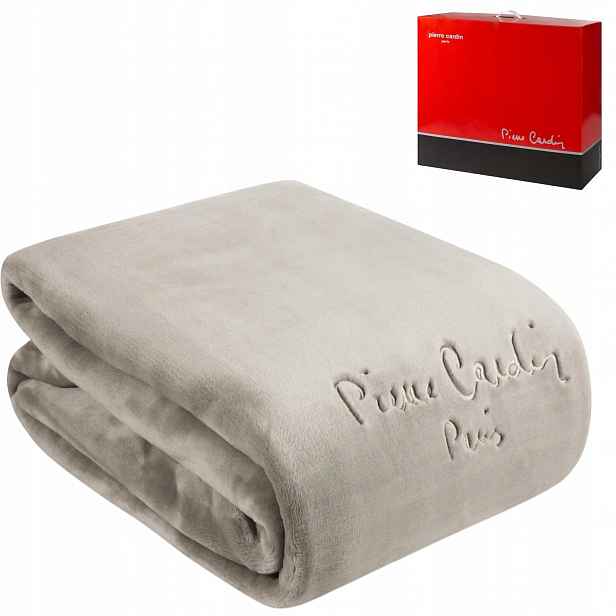 Deka Clara s vyšívaným logem Pierre Cardin Eurofirany béžová 220x240