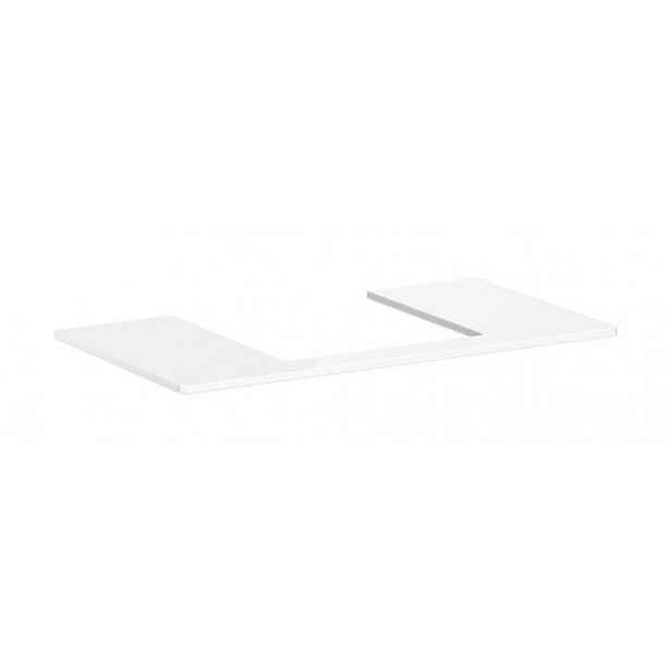 Deska pod umyvadlo Hansgrohe Xelu Q 980x1,6x55 cm bílá lesklá 54095050
