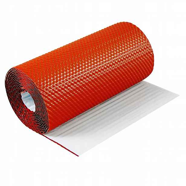 Komínová Páska 290 mm Pro Zpracování Komína 5 m, Cihlová RAL8004 3D