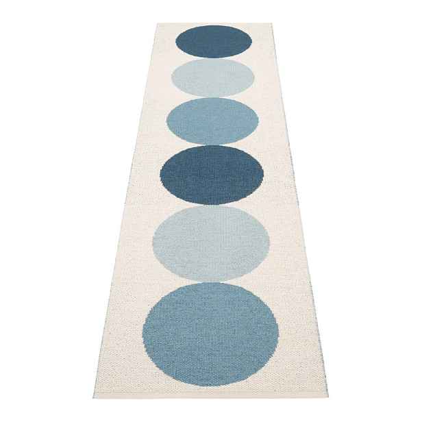 Modro-krémový vnitřní a venkovní běhoun 70x280 cm Otto Sky – Pappelina