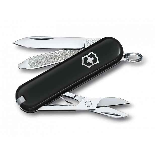 VICTORINOX - Malý kapesní nůž Classic SD Colors, 7 funkcí, černá 0.6223.3G
