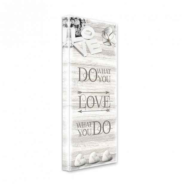 Obraz Styler Canvas Shabby Do What, 27 x 75 cm