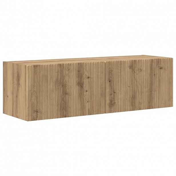 vidaXL TV wall cabinet 98 x 31 x 29,5 cm Umělecký dub Kompozitní dřevo
