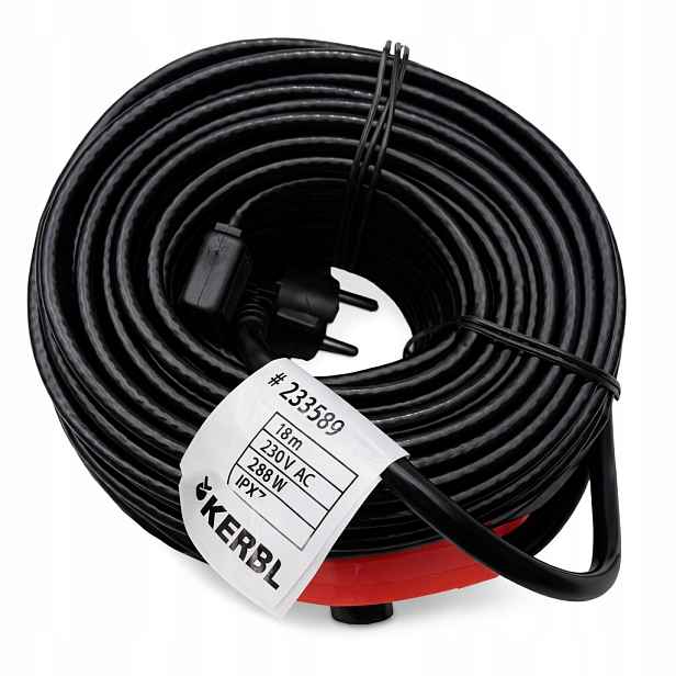 Topný kabel topný kabel 18 m termostat Kerbl