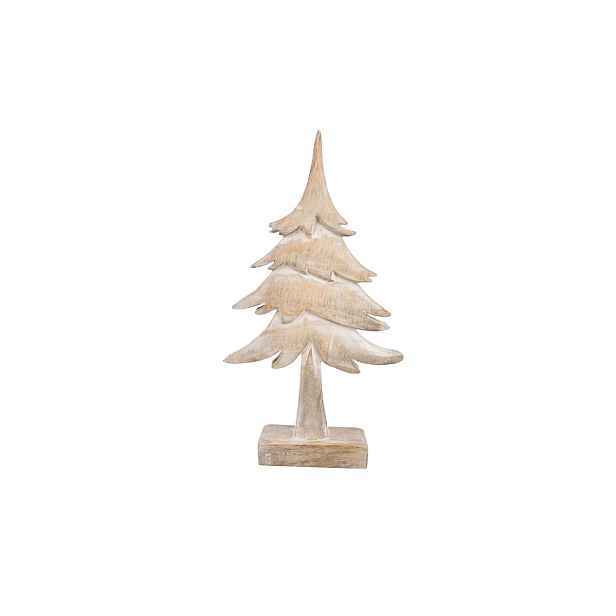 4Home Dekorace z mangového dřeva Frozen Tree, 30 cm, S