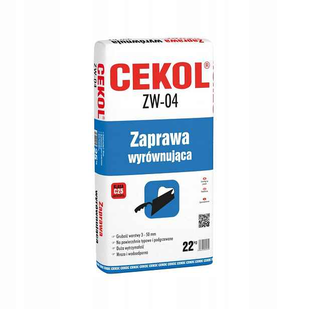 Cekol ZW-04 Vyrovnávací Malta 22 Kg