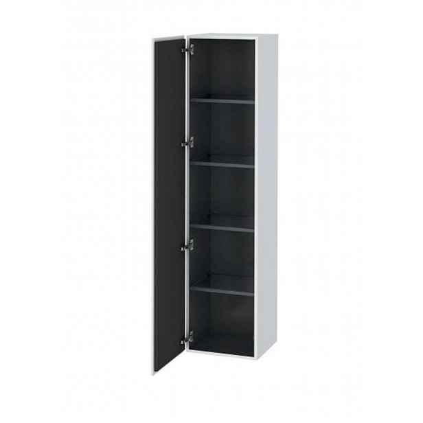 Duravit L-Cube - Vysoká skříňka 176x40x36 cm, panty vlevo, bílá mat LC1180L1818