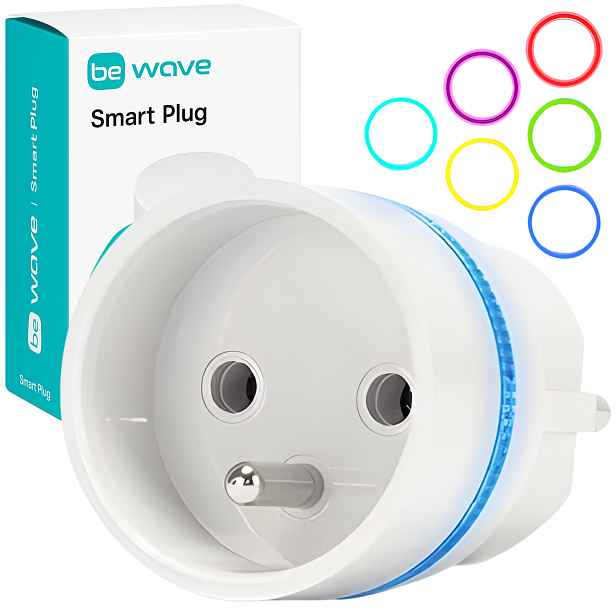 Inteligentní zástrčka Satel ASW-200 E-w zásuvka 230 V systém Abax2 Be Wave