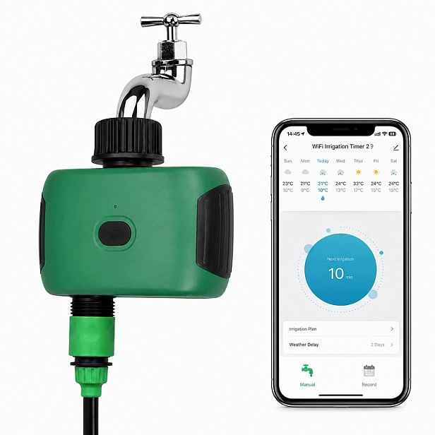 Ovladač Zavlažování WiFi Elektronický Programátor Vody Tuya Smart Life