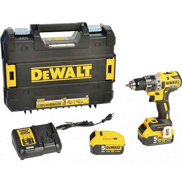 DeWALT DCD791P2 aku vrtačka 18V 5Ah 70Nm na akumulátorové baterie
