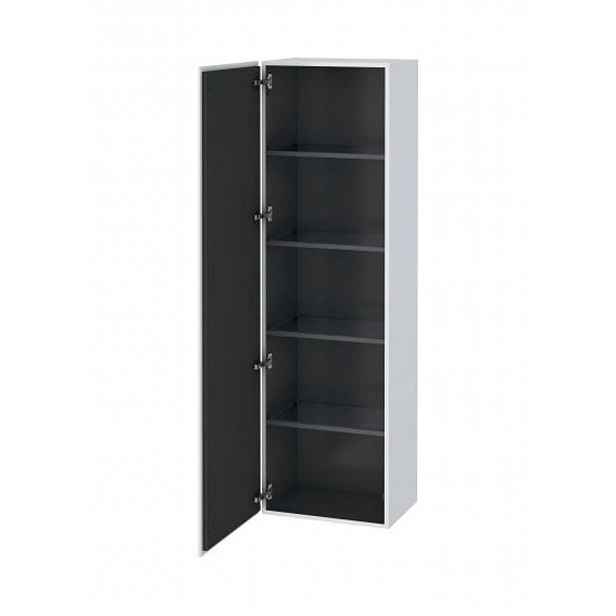 Duravit L-Cube - Vysoká skříňka 176x50x36 cm, panty vlevo, bílá mat LC1181L1818