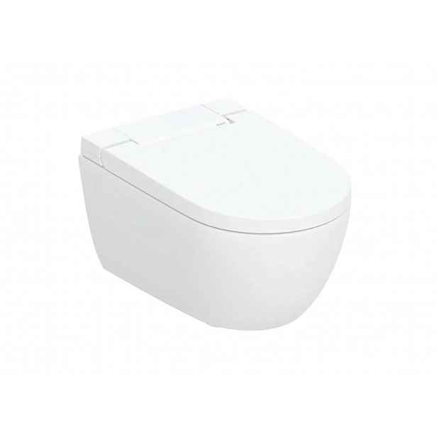 Geberit AquaClean - Elektronický bidet AquaClean Alba s keramikou, Rimfree, SoftClose, KeraTect, bílá 146.350.01.1