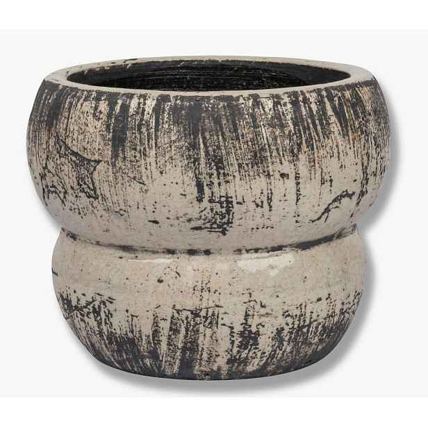 Keramický obal na květináč ø 17 cm Raw – Mette Ditmer Denmark