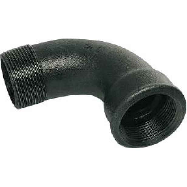 Koleno 90° černé č. 92 1/2" MF