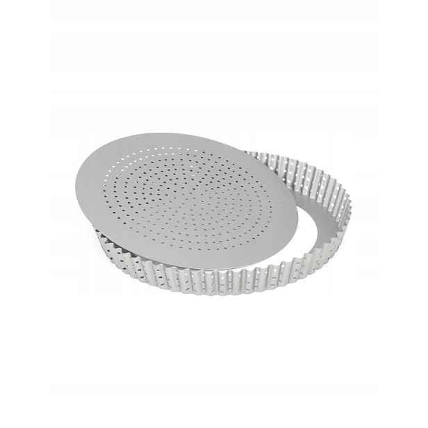 Patisse Perforovaná forma na quiche s odnímatelným dnem 28cm Silver-top