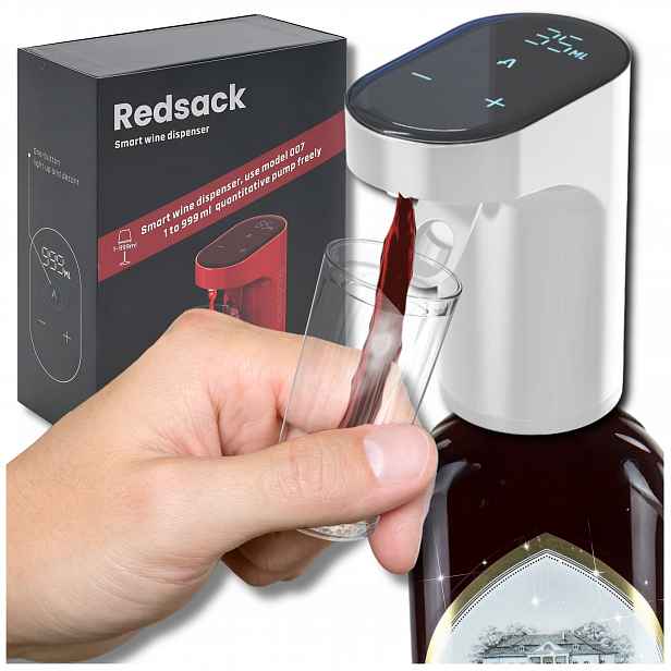 Elektrický inteligentní dávkovač/pumpička na nápoje a víno Redsack WP-007