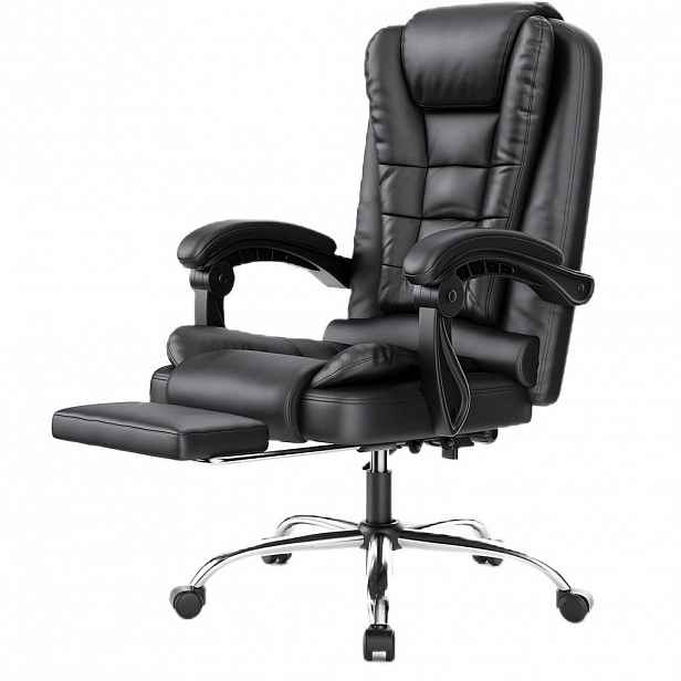 Rattantree KANCELÁŘSKÁ-ŽIDLE pro manažery, vysoké opěradlo, ergonomická, PU kůže – Domov & Kancelář
