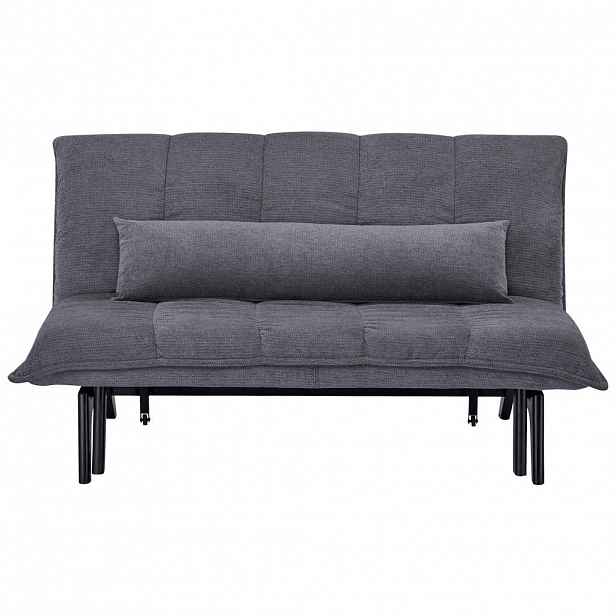 Stylife ROZKLÁDACÍ POHOVKA, dřevo, kov, textil, šedá