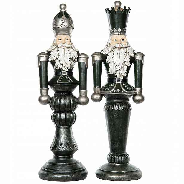 Vánoční Figurka Louskáček Velká 65 cm jako dárek, dárek 2 ks