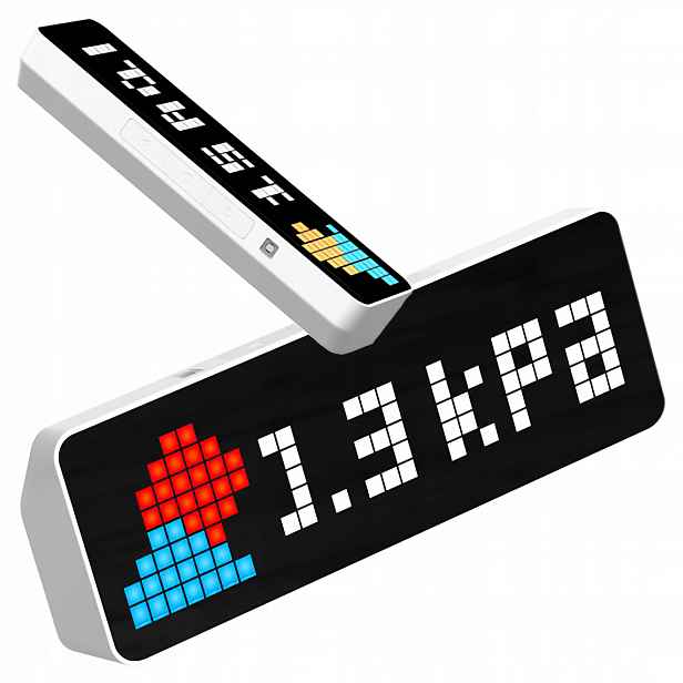Grafický displej počítadlo předplatného YouTube gadget Hodinky Ulanzi TC001