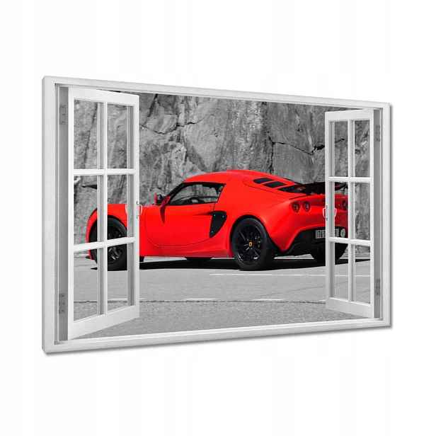 Obrazy 120x80 Červený Lotus
