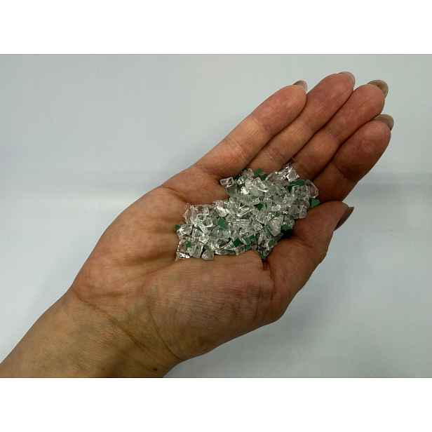 Grys skleněné zrcadlo 3-6 mm dekorace interiéru a zahrady 20 kg Garden Grit