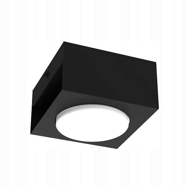 Stropní bodové svítidlo černé čtvercové 10 cm spotové Luminex
