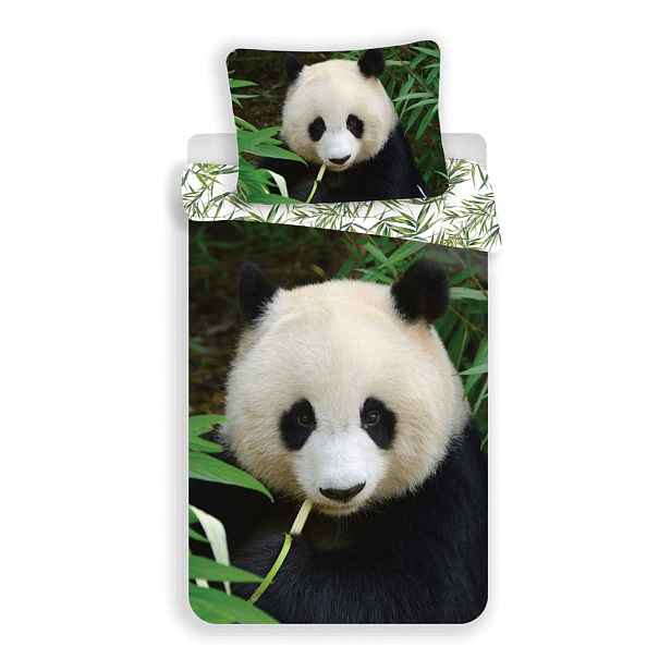 Bavlněné dětské povlečení na jednolůžko 140x200 cm Panda – Jerry Fabrics