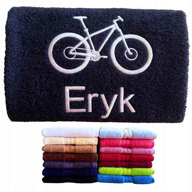 Dárek Pro Cyklistu K Narozeninám 50,40,30 Ručník S Kolem Jméno
