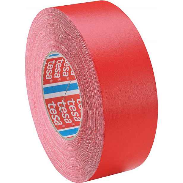 Textilní lepicí páska 19 mm x 50 m červená Tesa