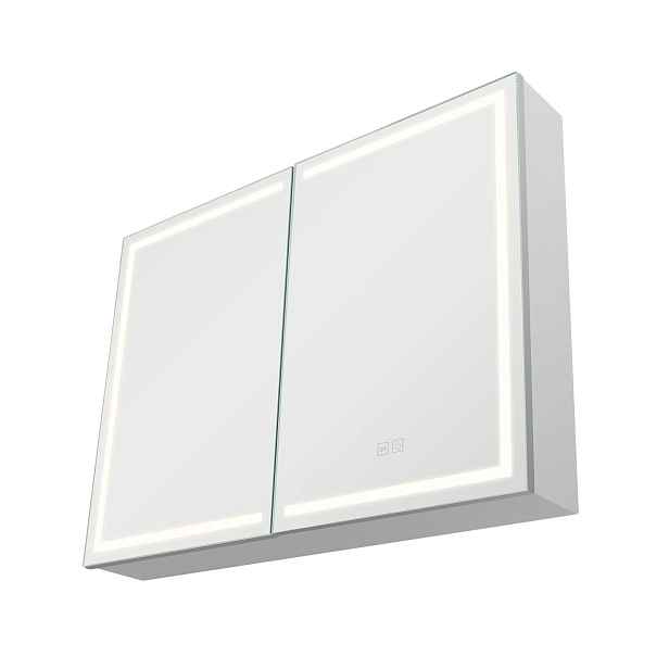 Koupelnová skříňka zrcadlo Led 60 x 80 cm silná 3 barvy police paměť 4 mm Hd