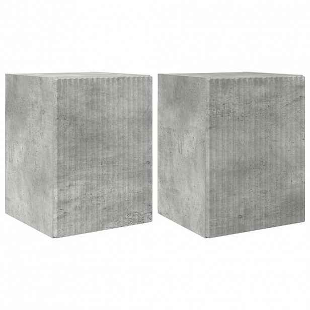 vidaXL TV wall cabinet 2 ks betonově šedá Kompozitní dřevo