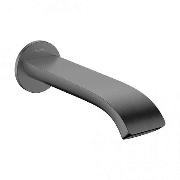 Hansgrohe Vivenis vanový výtok kartáčovaný černý chrom 75410340