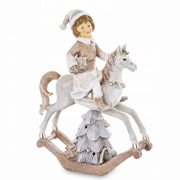 Led vánoční ozdoba plast 26x18x7 cm figurka