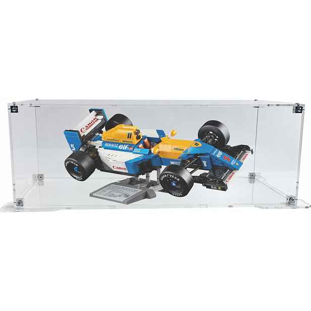 Vitrína s podstavcem Drewlandia pro stavebnici Lego 10353 Williams Racing FW14B
