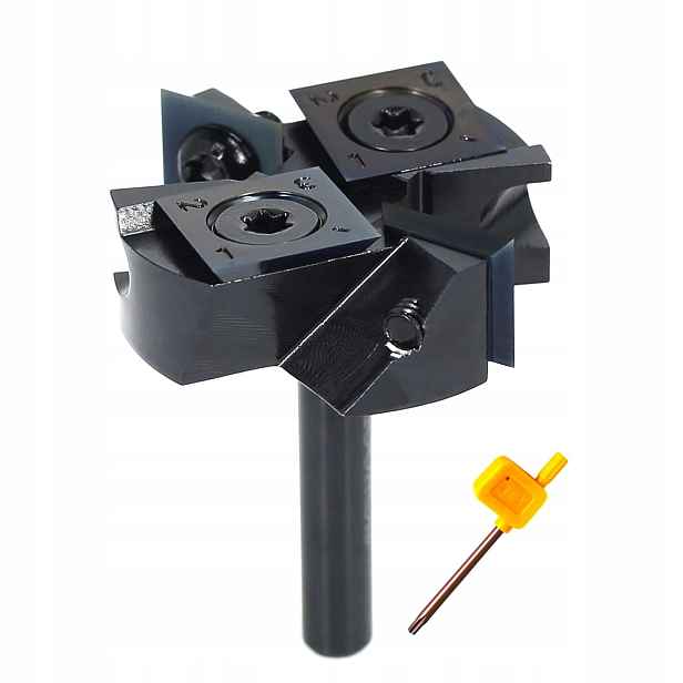 Zarovnávací fréza 38,1 mm, úchyt 12,7 pro vyměnitelné destičky